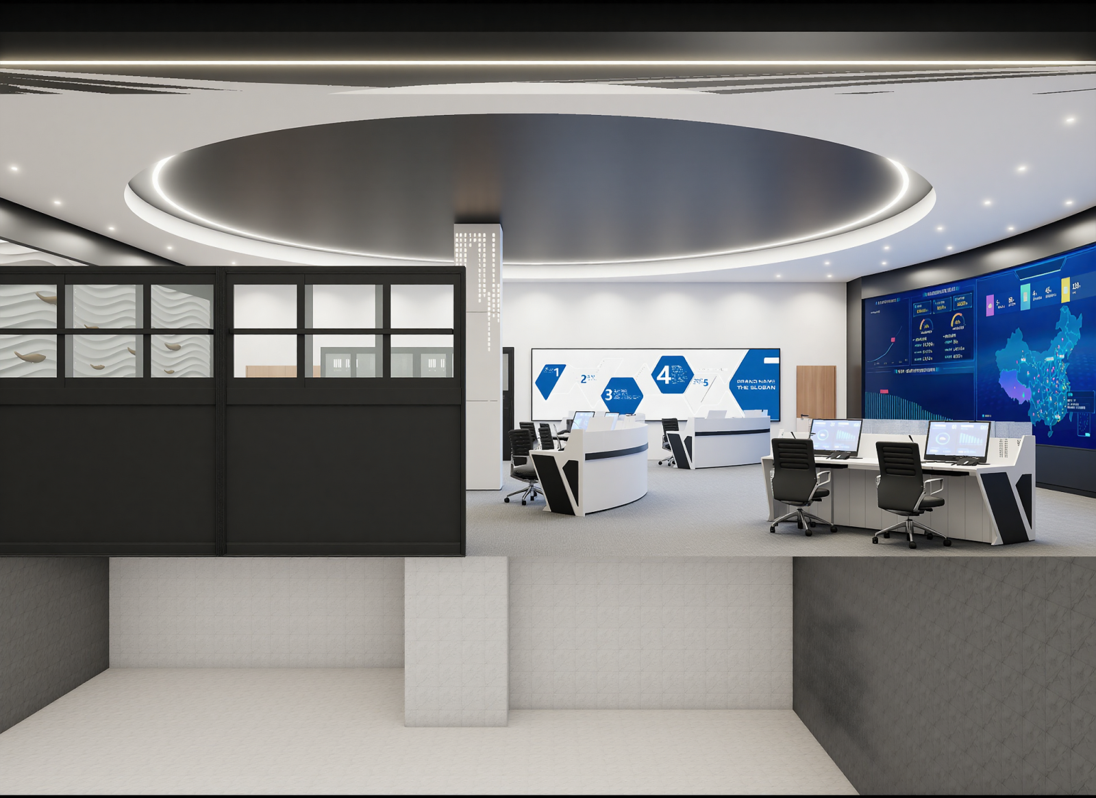 现代指挥中心3D模型下载【ID:1214777559】
