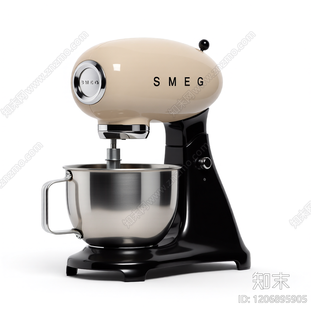 奶油色搅拌机3D模型下载【ID:1206895905】