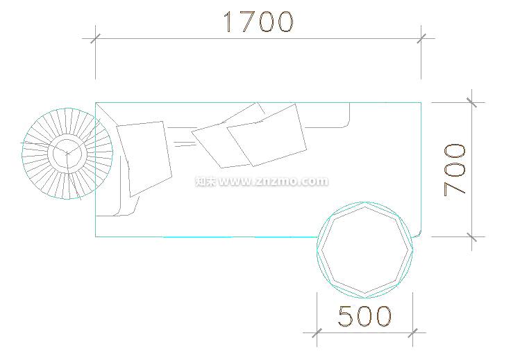 双人沙发cad施工图下载【ID:179820110】