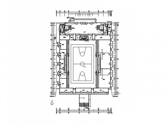 [江苏]某县篮球训练馆建筑方案图（含效果图）施工图下载【ID:165937137】