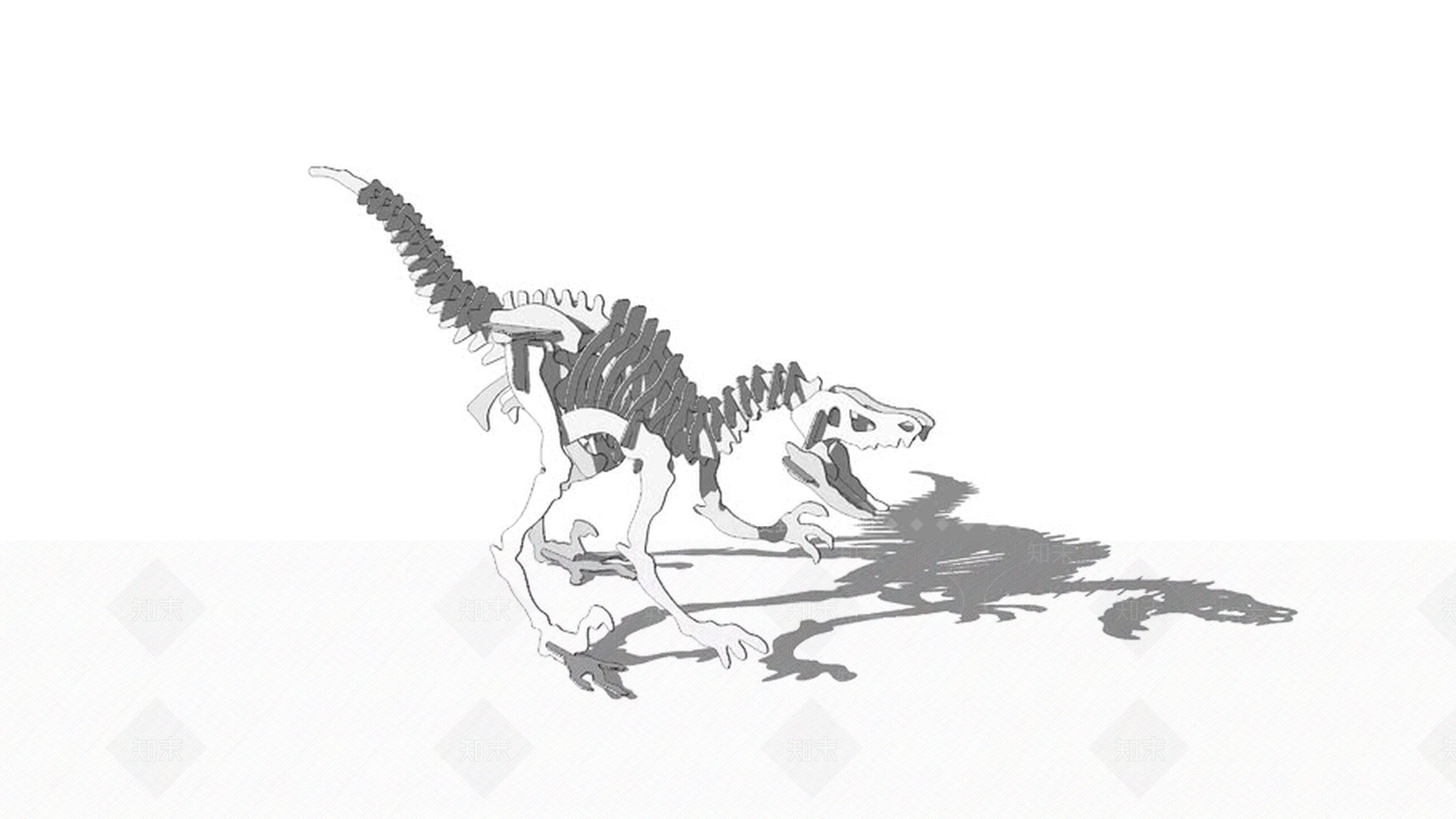 雷克斯霸王龙SU模型下载【ID:1161898825】