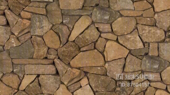 石材拼花SU模型下载【ID:518130075】