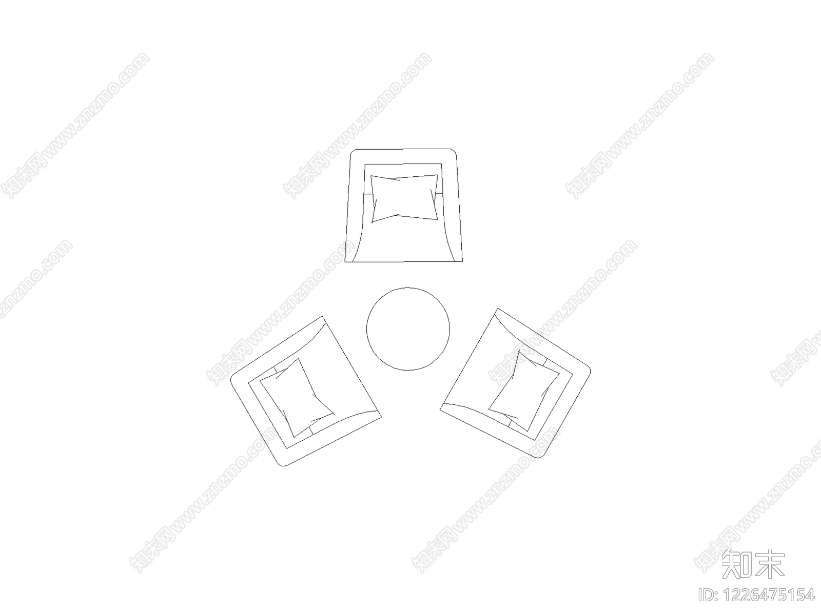 办公空间动态块cad施工图下载【ID:1226475154】