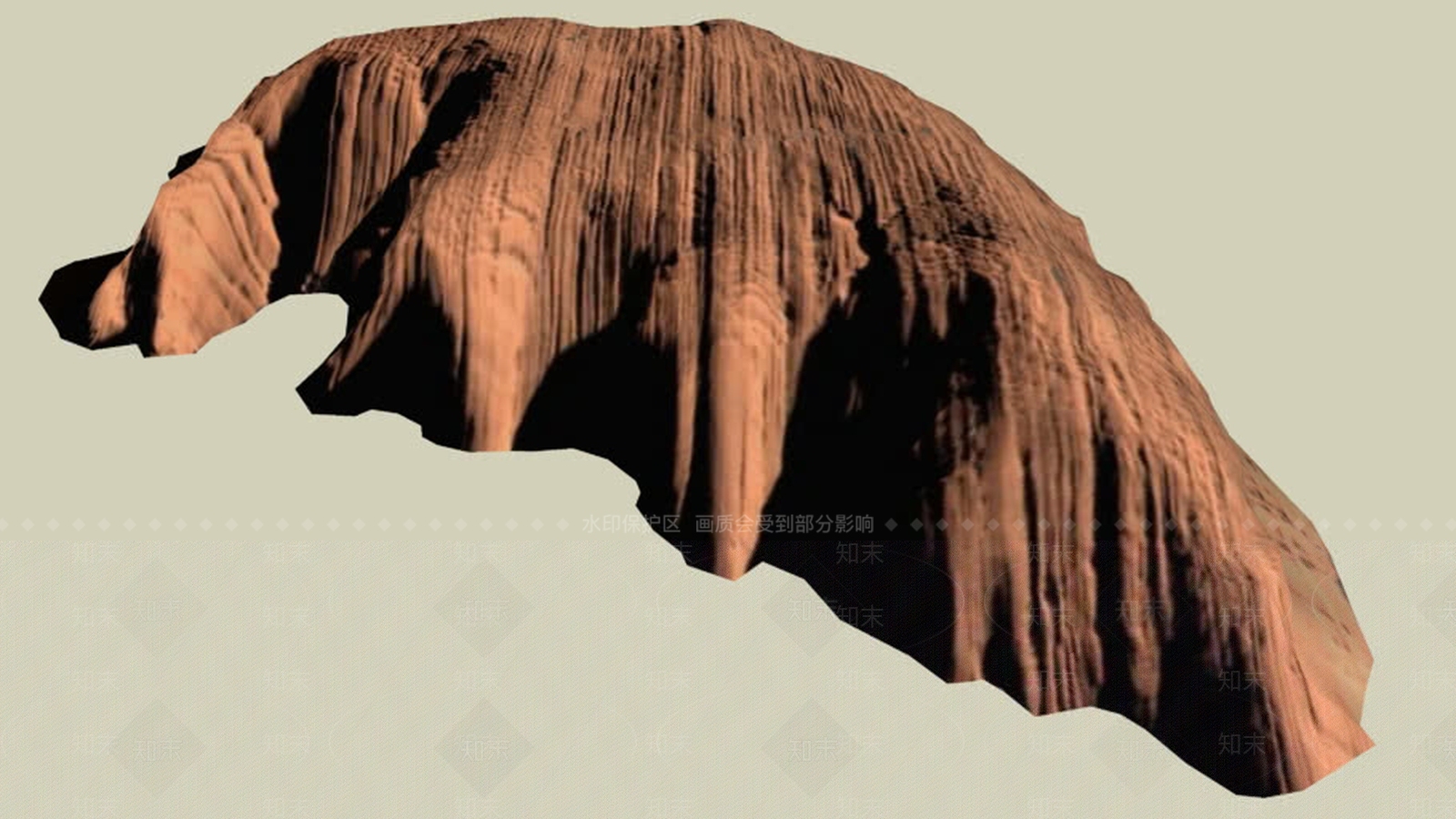 乌鲁鲁(艾尔斯岩)，国家公园乌鲁鲁-卡塔丘塔，澳大利亚SU模型下载【ID:1162968697】
