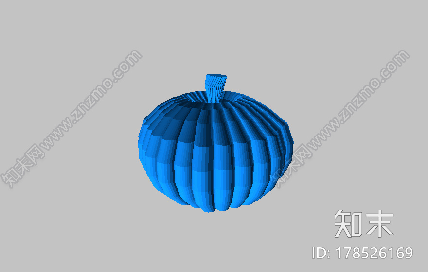 万圣节用的南瓜3d打印模型下载【ID:178526169】