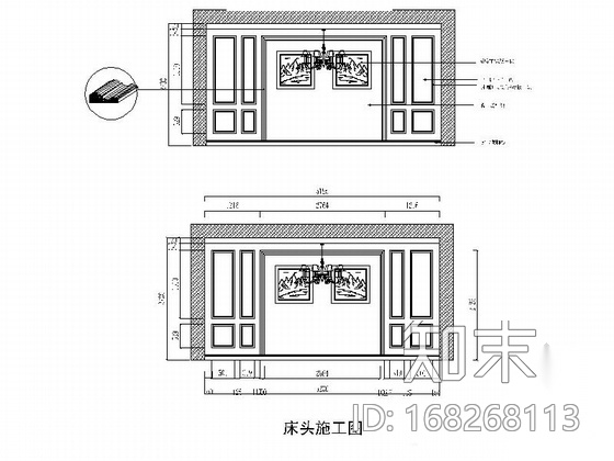 [原创]128平简欧风格两层四室两厅双卫室内施工图cad施工图下载【ID:168268113】