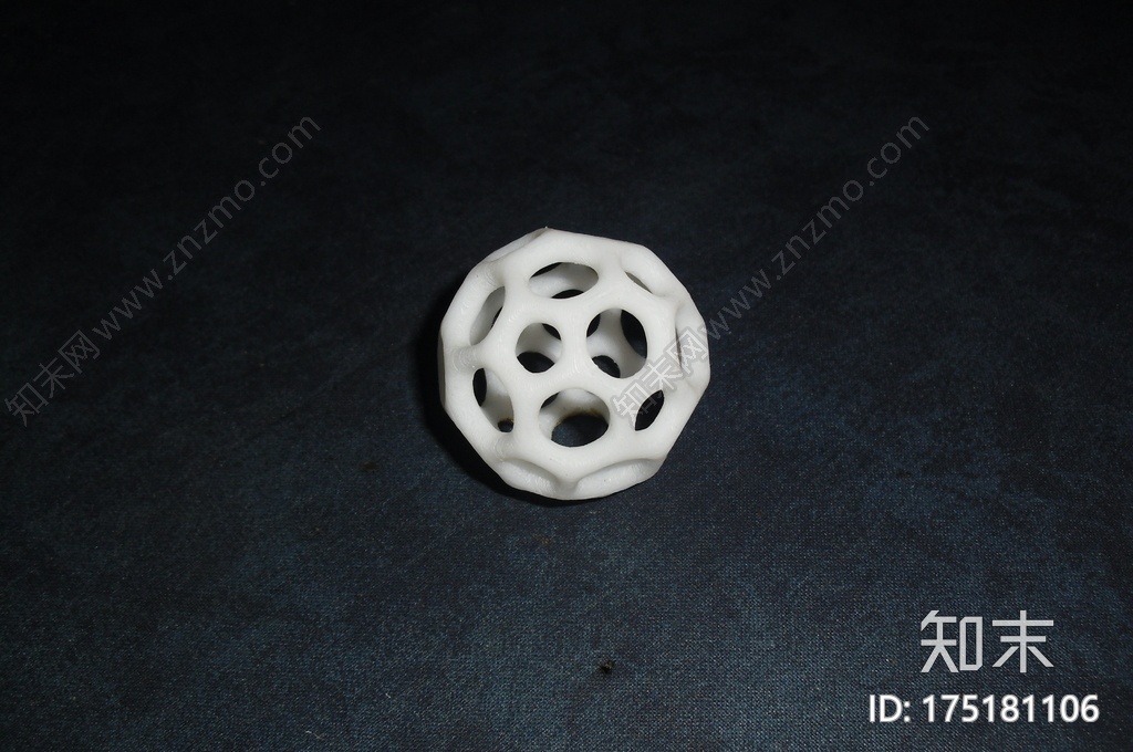 3D打印的足球状的球体3d打印模型下载【ID:175181106】