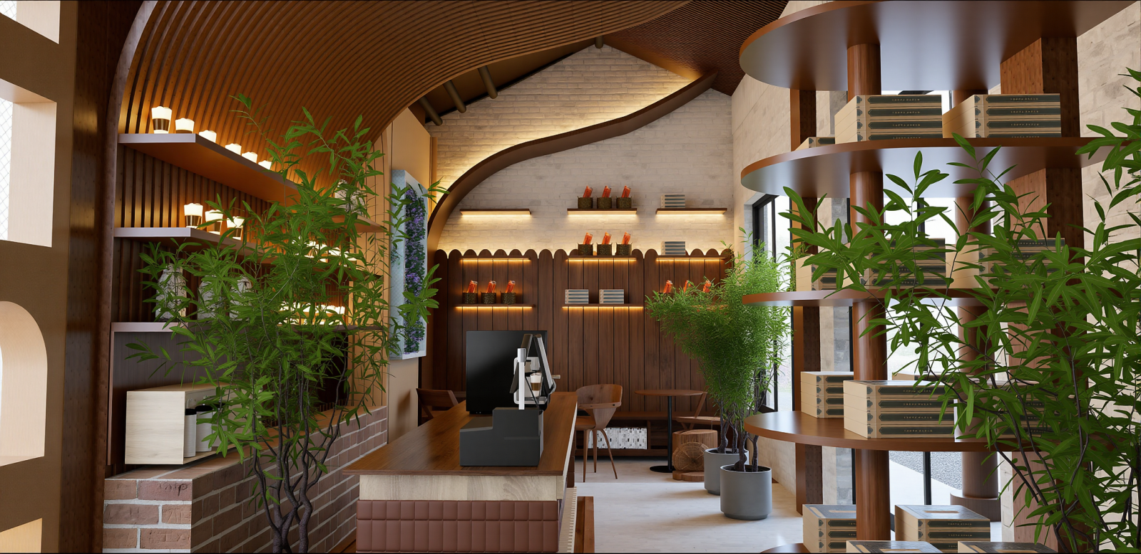 中式书店SU模型下载【ID:1215209750】