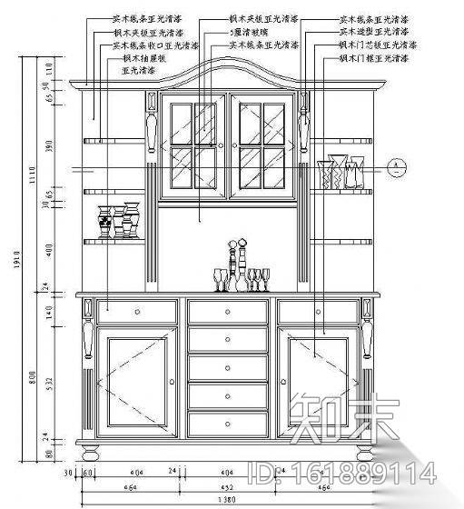 餐厅立面图图块10施工图下载【ID:161889114】