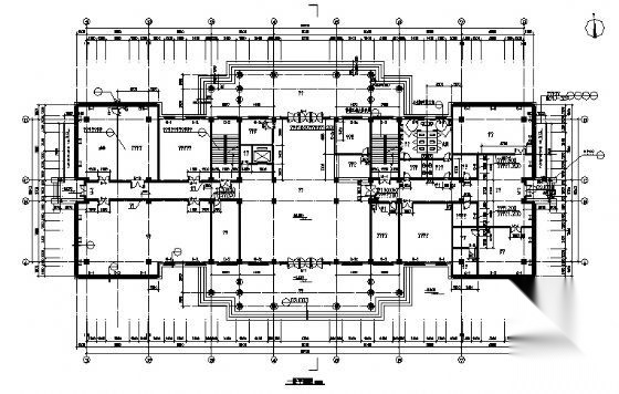 某六层欧式办公楼建筑施工图cad施工图下载【ID:151396124】