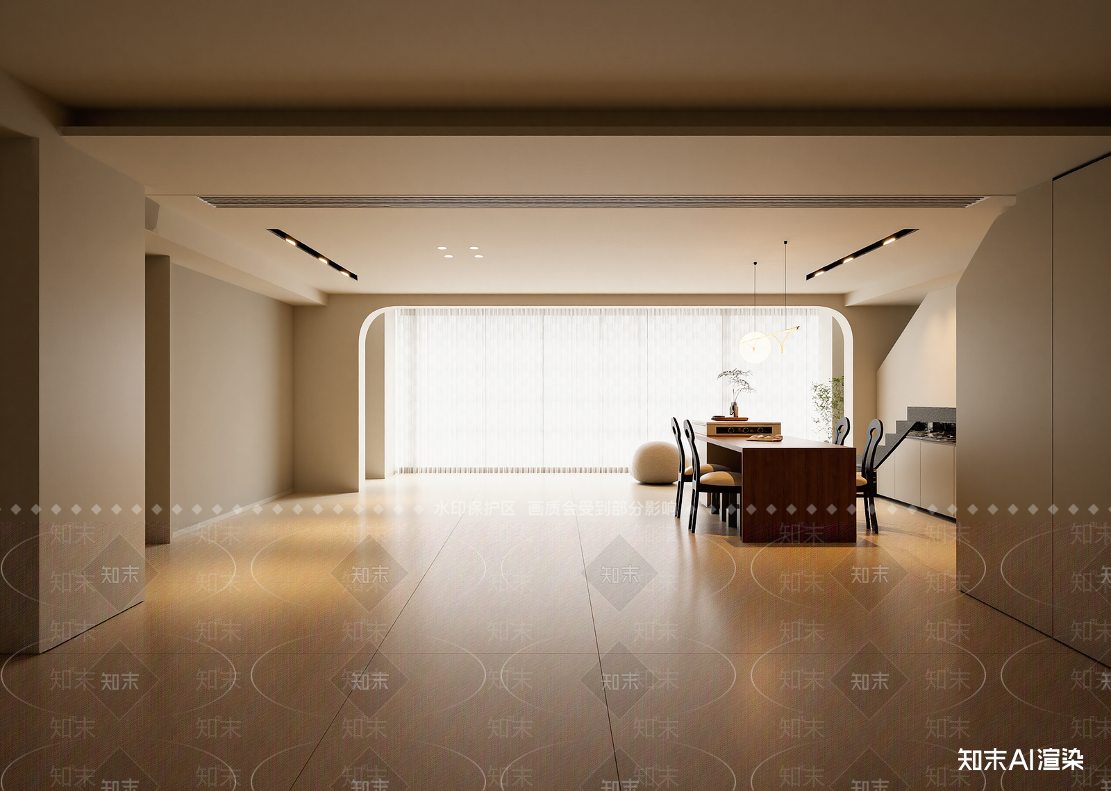 奶油客餐厅3D模型下载【ID:1214924593】