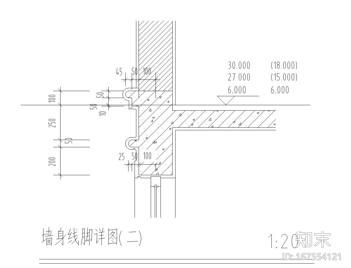 12个欧式线角节点构造详图cad施工图下载【ID:167554121】