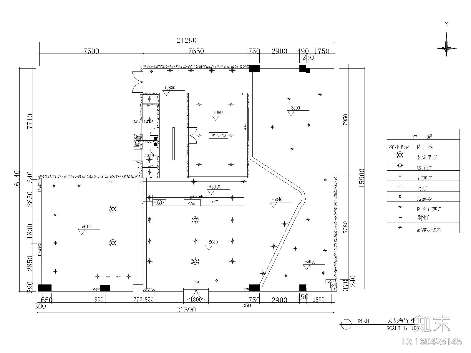 某北欧风带景观咖啡厅施工图_效果图_3D施工图下载【ID:160425145】