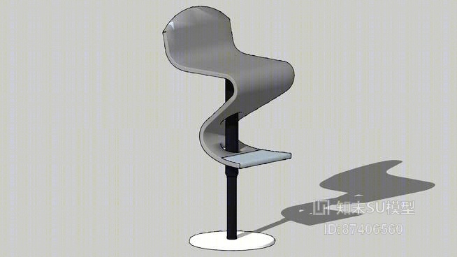 吧凳SU模型下载【ID:817943808】