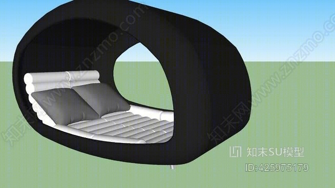 床SU模型下载【ID:425975179】
