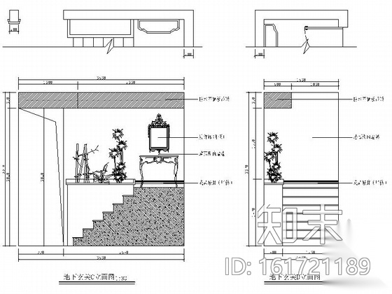 [石家庄]精品住区简欧三层别墅装修施工图施工图下载【ID:161721189】