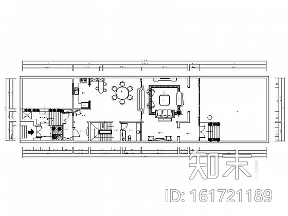 [石家庄]精品住区简欧三层别墅装修施工图施工图下载【ID:161721189】