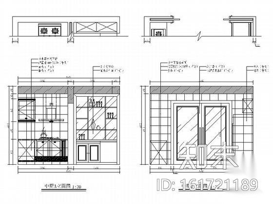 [石家庄]精品住区简欧三层别墅装修施工图施工图下载【ID:161721189】