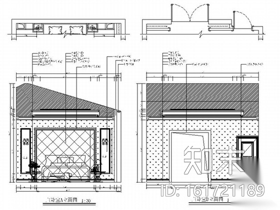 [石家庄]精品住区简欧三层别墅装修施工图施工图下载【ID:161721189】