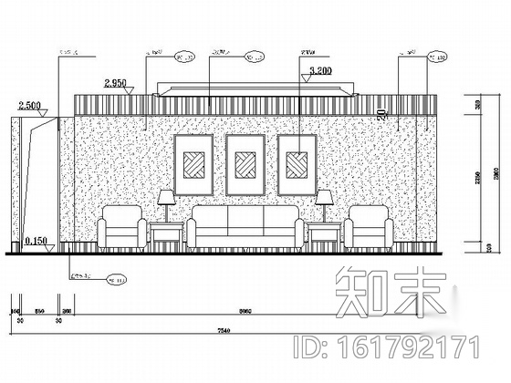 [四川]豪华酒店中餐包间装修施工图cad施工图下载【ID:161792171】