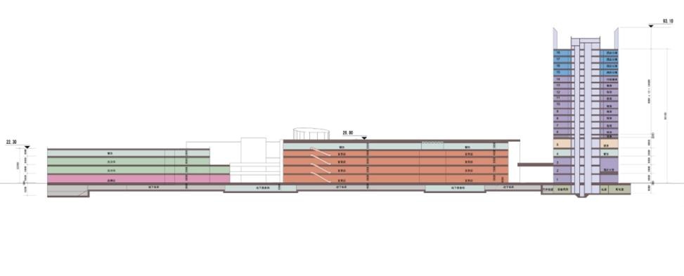 [浙江]现代简洁风格对比复合型商业综合体建筑设计方案文...cad施工图下载【ID:166706165】