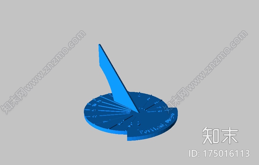不用电池的手表（日晷手表）3d打印模型下载【ID:175016113】
