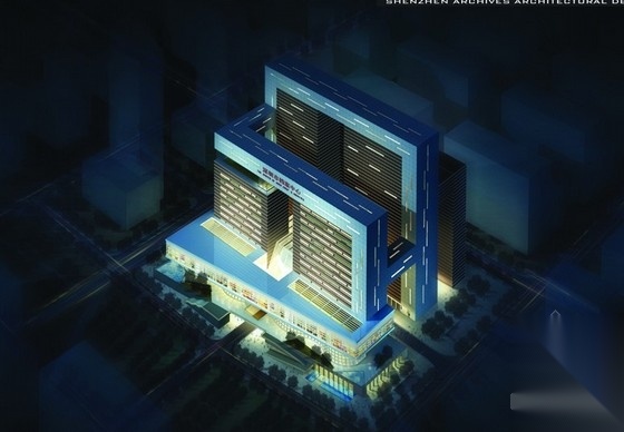 [深圳]某档案中心建筑方案文本施工图下载【ID:166318118】