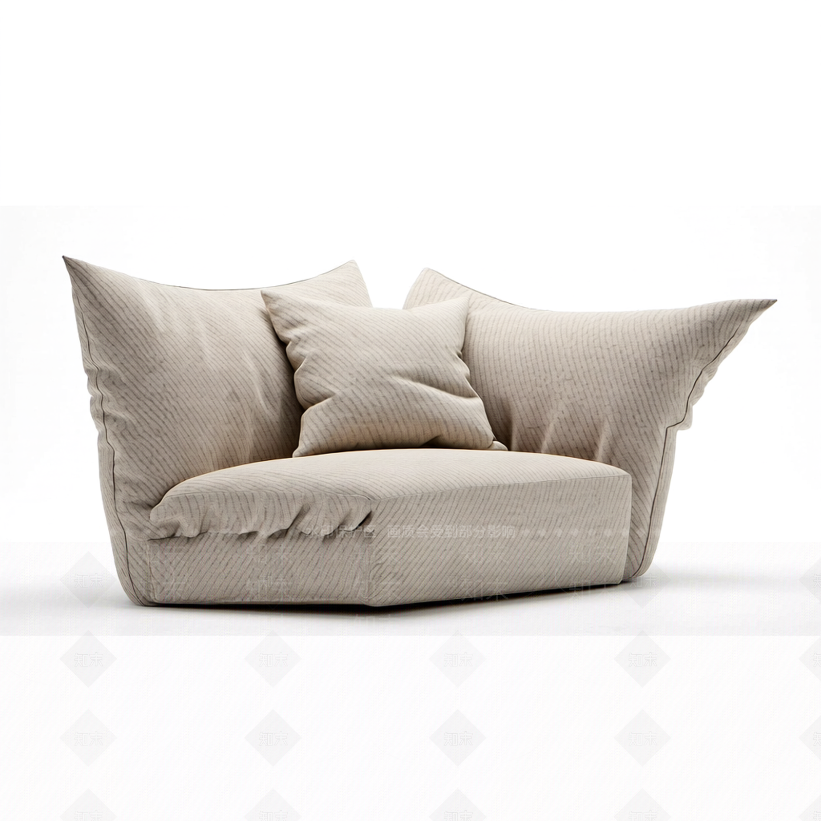 布艺沙发组合3D模型下载【ID:1206189541】