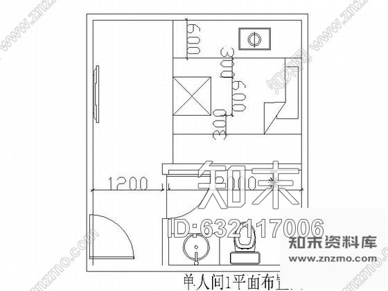 施工图成都某洗浴中心单间装修图施工图下载【ID:632117006】