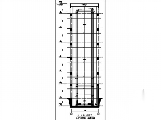 [新疆]5层现代风格立体停车库建筑设计施工图（知名建筑...施工图下载【ID:165159181】