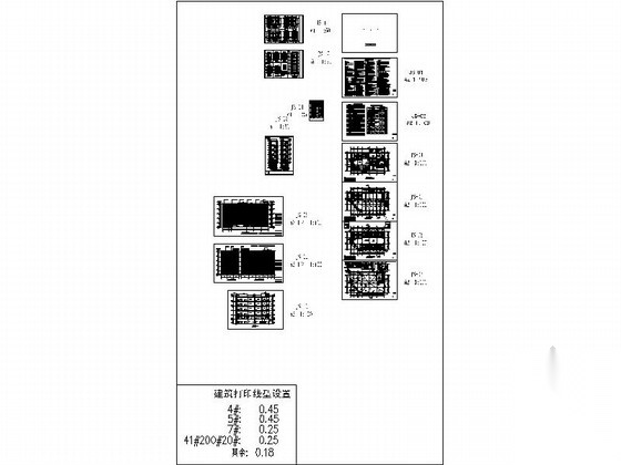 [新疆]5层现代风格立体停车库建筑设计施工图（知名建筑...施工图下载【ID:165159181】