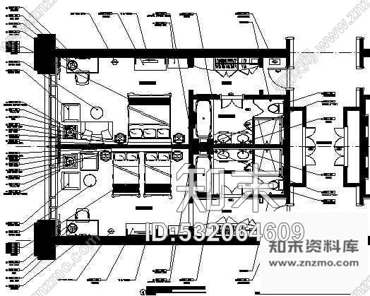 施工图香格里拉酒店客房全英文图纸施工图下载【ID:532064609】