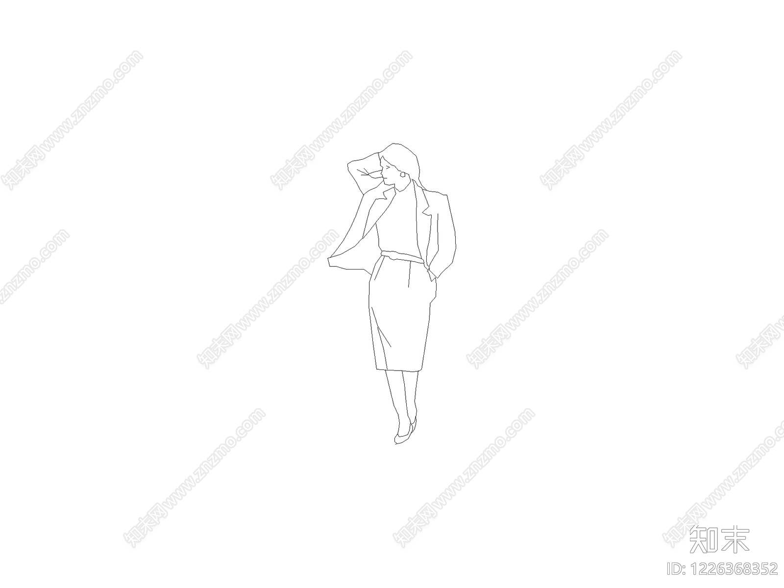 人物cad施工图下载【ID:1226368352】