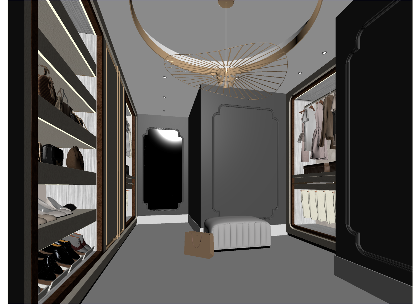 现代服装店3D模型下载【ID:1214343033】
