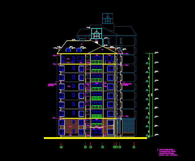 高层社区性住宅社区建筑施工图（深圳电子院）cad施工图下载【ID:149770113】