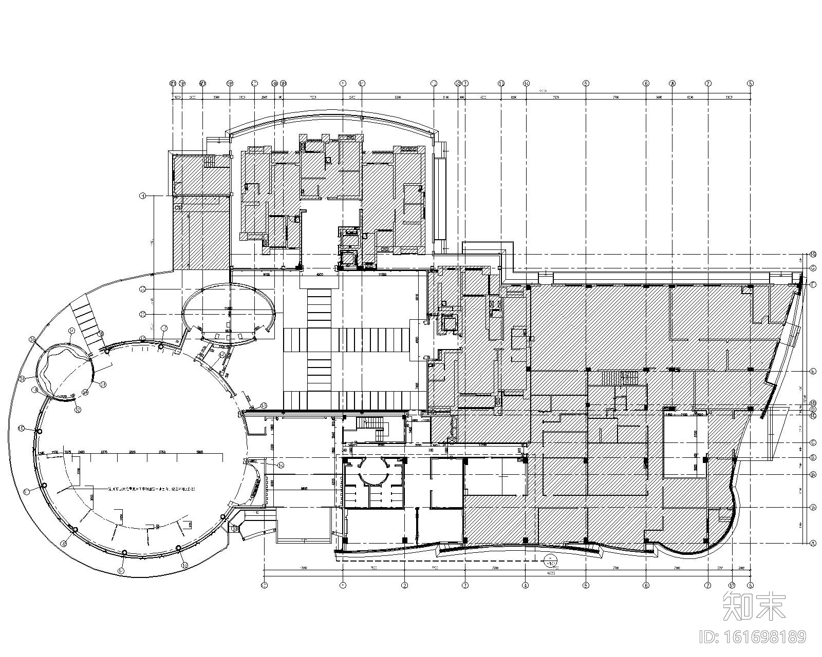 梁志天-大连海洋公园售楼处全套施工图纸(附效果图)cad施工图下载【ID:161698189】