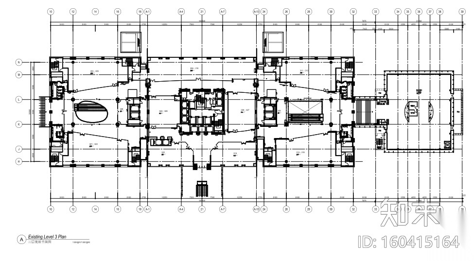 [北京]银泰中心商业公共区域B1&3层室内设计施工图+效果...cad施工图下载【ID:160415164】