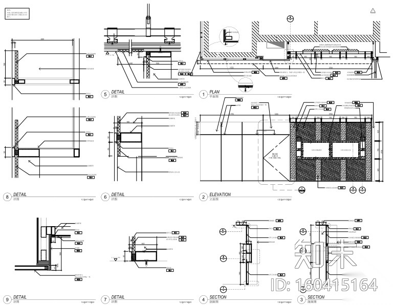 [北京]银泰中心商业公共区域B1&3层室内设计施工图+效果...cad施工图下载【ID:160415164】