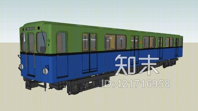 莫斯科地铁D型列车SU模型下载【ID:421716958】