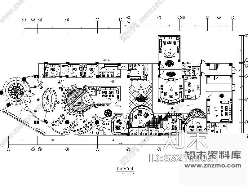 施工图某豪华卡拉OK室内装修图cad施工图下载【ID:632130051】