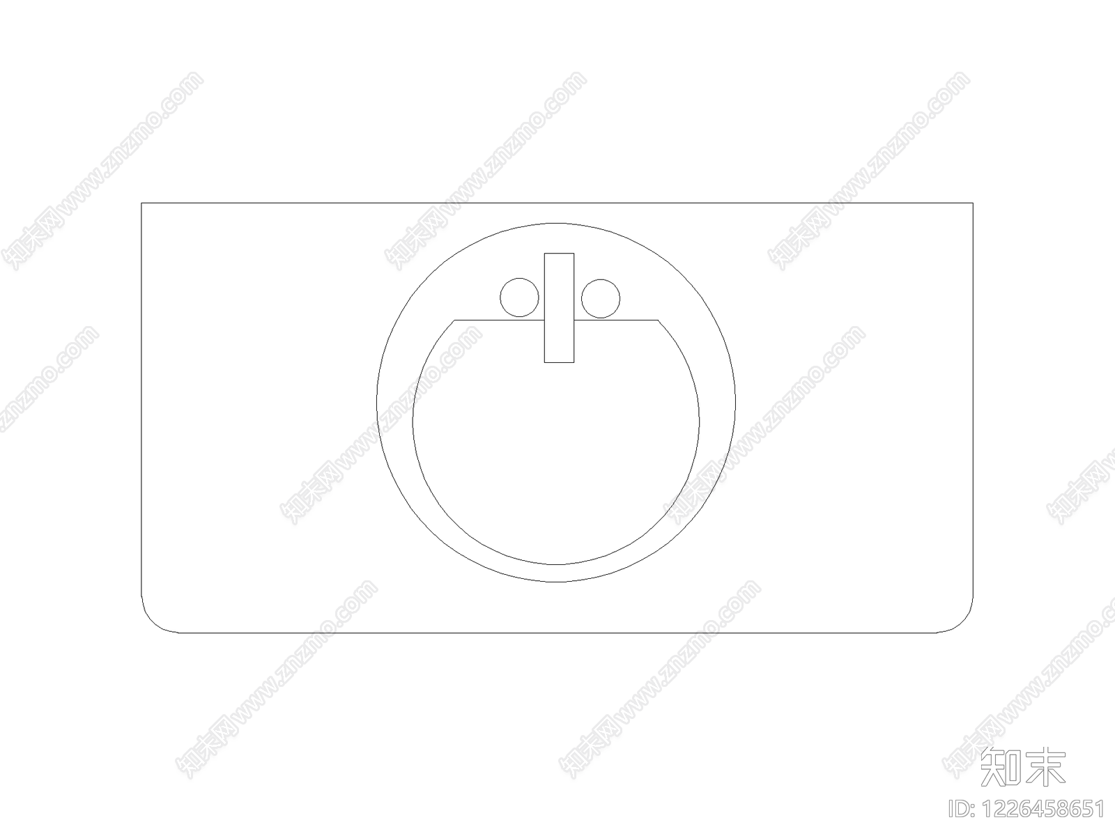卫浴设施cad施工图下载【ID:1226458651】