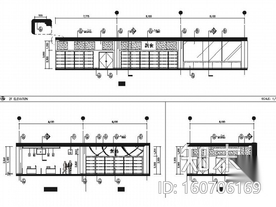 [北京]外国人生活聚集区韩国投资现代化综合超市施工图施工图下载【ID:160706169】