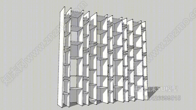 随机书架SU模型下载【ID:426699515】