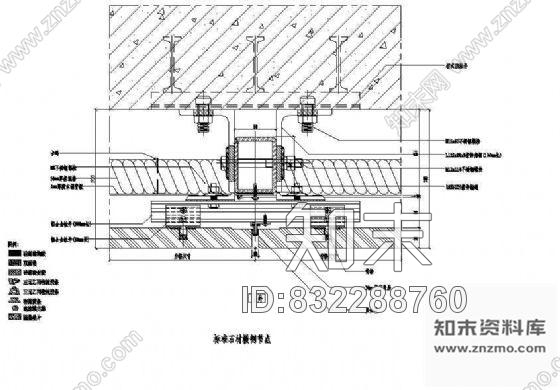 图块/节点标准石材横剖节点cad施工图下载【ID:832288760】