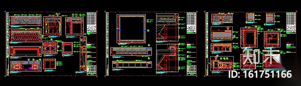 [浙江]置业有限公司办公楼装修设计施工图（附效果图）cad施工图下载【ID:161751166】