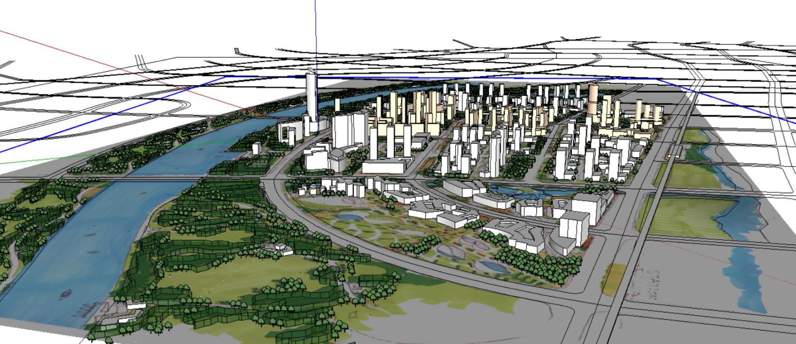 某居住区规划设计SU模型+CAD+效果图施工图下载【ID:150004149】