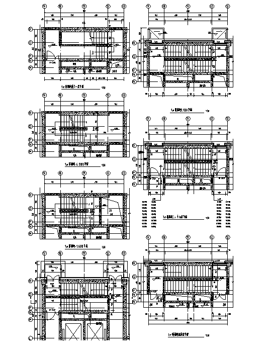 [河南]26层塔式住宅建筑施工图(16年全专业图纸）cad施工图下载【ID:166830193】