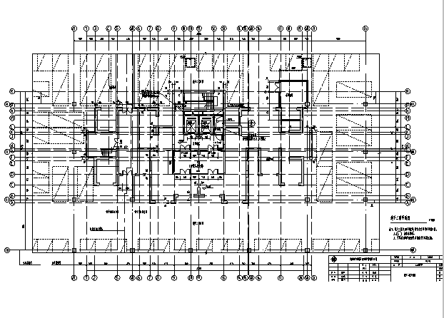 [河南]26层塔式住宅建筑施工图(16年全专业图纸）cad施工图下载【ID:166830193】