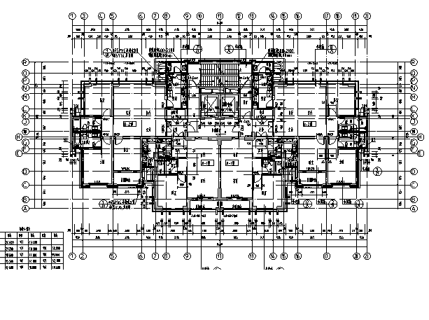 [河南]26层塔式住宅建筑施工图(16年全专业图纸）cad施工图下载【ID:166830193】