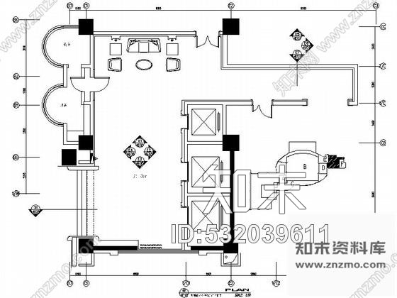 施工图昆山五星级商务酒店电梯厅装修施工图施工图下载【ID:532039611】